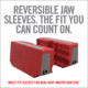 Real Avid Smart Jaws Multi-fit Sleeves, Red, Medium, AVSFJMF