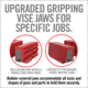 Real Avid Smart Jaws Multi-fit Sleeves, Red, Medium, AVSFJMF