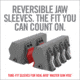 Real Avid Smart Jaws Tube-fit Sleeves, Grey, Red, Medium, AVSFJPF
