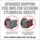 Real Avid Smart Jaws Tube-fit Sleeves, Grey, Red, Medium, AVSFJPF