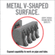 Real Avid Smart Jaws Tube-fit Sleeves, Grey, Red, Medium, AVSFJPF