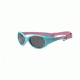 Real Kids Shades Aqua/Pink Double Injection Flex Fit Removable Band Frame with PC Smoke Lens 4+, Girls 4EXPAQPK