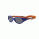 Real Kids Shades Navy/Orange Double Injection Flex Fit Removable Band Frame with PC Smoke Lens 4+, Boys 4EXPNVOR