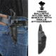 Reapr 3 Piece Chuk Throwing Knives Set, 8in Overall, Black, 11071