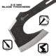 Reapr Chuk 3 Piece Throwing Axe Set, Stonewashed Stainless, 11023