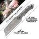 Reapr JAMR Fixed Blade Knife, 6in, Stainless Steel, Satin Stainless, 11012