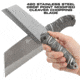 Reapr JAMR Fixed Blade Knife, 6in, Stainless Steel, Satin Stainless, 11012