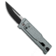 Reate Knives Reate EXO Mini Drop Point Gravity Knife Gray Frag Aluminum 2.6&quot; PVD Elmax, Gray, Elmax, adult, BHQ-223213