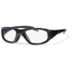 Rec Specs MX-20 Protective Eyewear Shiny Black Frame,Clear Lens, Unisex MX-20SHBK5117125C
