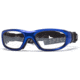 Rec Specs MX-21 Protective Eyewear Bright Blue Frame,Clear Lens, Unisex MX-21BLBK4817C
