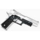 Recover Tactical 1911 Grips with Integrated Rail Adapter and Changeable Panels, Black w/ Grey &amp; Black, CC3P-0104