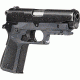 Recover Tactical 1911 Grips with Integrated Rail Adapter and Changeable Panels, Phantom Gray Frame with Black and Phantom Gray Panels, CC3P-0401