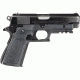 Recover Tactical 1911 Grips with Integrated Rail Adapter and Changeable Panels, Phantom Gray Frame with Black and Phantom Gray Panels, CC3P-0401