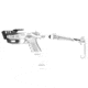 Recover Tactical 20/20Series GB20 Glass Breaker w/ Optic Mount Attachment, Black, GB20-01