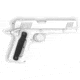 Recover Tactical RG Sub Unit 1 Grip, Black, RG1
