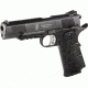 Recover Tactical RG11 Quick Change 1911 Rubber Grips T-REX, Black, RG11B