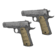 Recover Tactical Rubber Grip Wrap Set, RG11 T-REX/RG15 Plain, 1911, Tan RG1115ST
