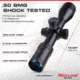 Red-Line Optics F4U Corsair II 5-30x56mm Rifle Scope, 34mm Tube, First Focal Plane, Zero Stop, Illuminated Tactical/Hunting Reticle, Black/Red, O2-Z846-JLNG