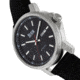 Reign Helios Automatic Leather-Band Watch w/Day/Date, Silver/Black, One Size, REIRN5705