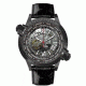 USED Reign Men's Thanos Watch, Black Dial, Black Bezel, Black Leather Strap REIRN2102, EDEMO1