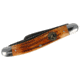 Remington Cutlery Back Woods Stockman Folding Knife, 3.5in Closed Length, Stone-Washed Steel Blade, Bone Handle, 15643