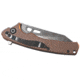 Remington Cutlery EDC Coping Folder, 4in, G10 Tan Handle/Stone Washed, 15664