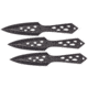 Renegade Tactical Steel Triple Set Throwing Knives, Silver RT127
