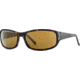 Reptile Sun Crocodile Sunglasses, Dark Tortoise Frame, Titanium Gold/Glass Lens, Polarized, CROGDT