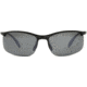 Reptile Sun Racerunner Sunglasses, Matte Black Frame, Titanium Black/Poly Lens, Polarized, RACMBL