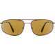 Reptile Sun Rattler Sunglasses, Espresso Frame, Titanium Gold/Glass Lens, Polarized, RATGOL