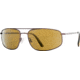 Reptile Sun Rattler Sunglasses, Espresso Frame, Titanium Gold/Glass Lens, Polarized, RATGOL