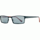 Reptile Sun Sobek Sunglasses, Black/Black/Red Frame, Titanium Black/Poly Lens, Polarized, SOBBBR