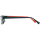 Reptile Sun Sobek Sunglasses, Black/Black/Red Frame, Titanium Black/Poly Lens, Polarized, SOBBBR