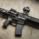 Reptilia DOT Mount 1.93in Height for Trijicon MRO, Type III Hardcoat Anodized, Black Anodized, NSN 1005-01-674-6542, 100-051