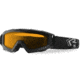 Revision Snowhawk Basic Goggle System w/ Vermillion High-Contrast Lens, Black Frame, 4-0100-0012