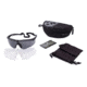 Revision Stingerhawk Eyewear Military Kit, Clear/Solar Lens, Black Frame, Large, 4-0152-0044