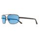 Revo Nash Single Vision Prescription Sunglasses, Satin Black Frame, Blue Water Lens, Polarized-RE1013-01BLSV