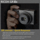 Ricoh GR IIIx Digital Camera, Black, 15286