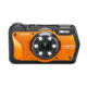 Ricoh WG-6 Digital Camera, 5X Optical Zoom, Orange, 3853