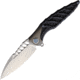 Rike Knife Thor 7 Framelock Black Folding Knife, 3.5 satin finish 154CM stainless blade, Black G10 handle, THOR7-B