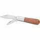 Rite Edge Barlow Folder Knife, Stainless clip and pen blade, Wood handles with brushed stainless bolster CN210601