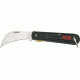 Rite Edge Pruning Utility Folder Knife, Stainless hawkbill blade, Grooved black composition handle CN210746
