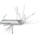 Rite Edge Swiss Army Style Folder Knife, Brushed stainless handle CN212833
