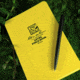 Rite in the Rain Bound Book,Poly Cover,4 3/4x7 1/2in,Level,Yellow 310