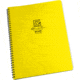 Rite in the Rain Spiral Notebook - Blank, Yellow, 4 5/8 x7 333