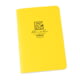 Rite in the Rain Stapled Notebook - Field - 3 Pack, Yellow, 4/5/8 x 7 351FX