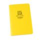Rite in the Rain Stapled Notebook - Journal - 3 Pack, Yellow, 4/5/8 x 7 391FX