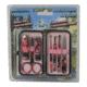 Rivers Edge Manicure Set 7-Piece, Womens, Pink Camo, 283