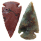 RMC Hand Knapped Arrow Heads, 2 pk. A0022PK