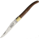 Robert David Laguiole Folder Wenge Wood Folding Knife,3.75in,12C27 Steel,Standard Edge,Satin,Brown,Wenge Wood Handle RDL0212WEN